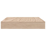 Wandschapppen 60X23,5X4 Cm Bewerkt Hout
