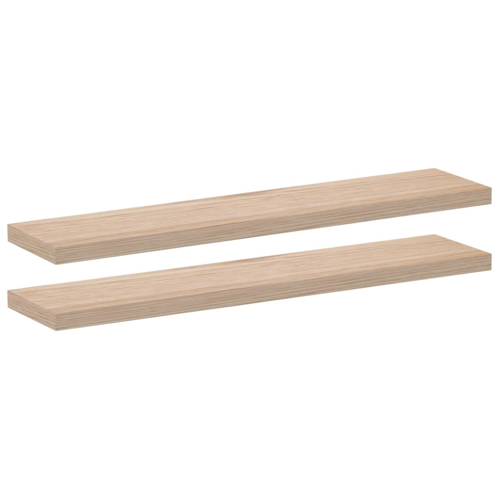 Wandschapppen 110X23,5X4 Cm Bewerkt Hout