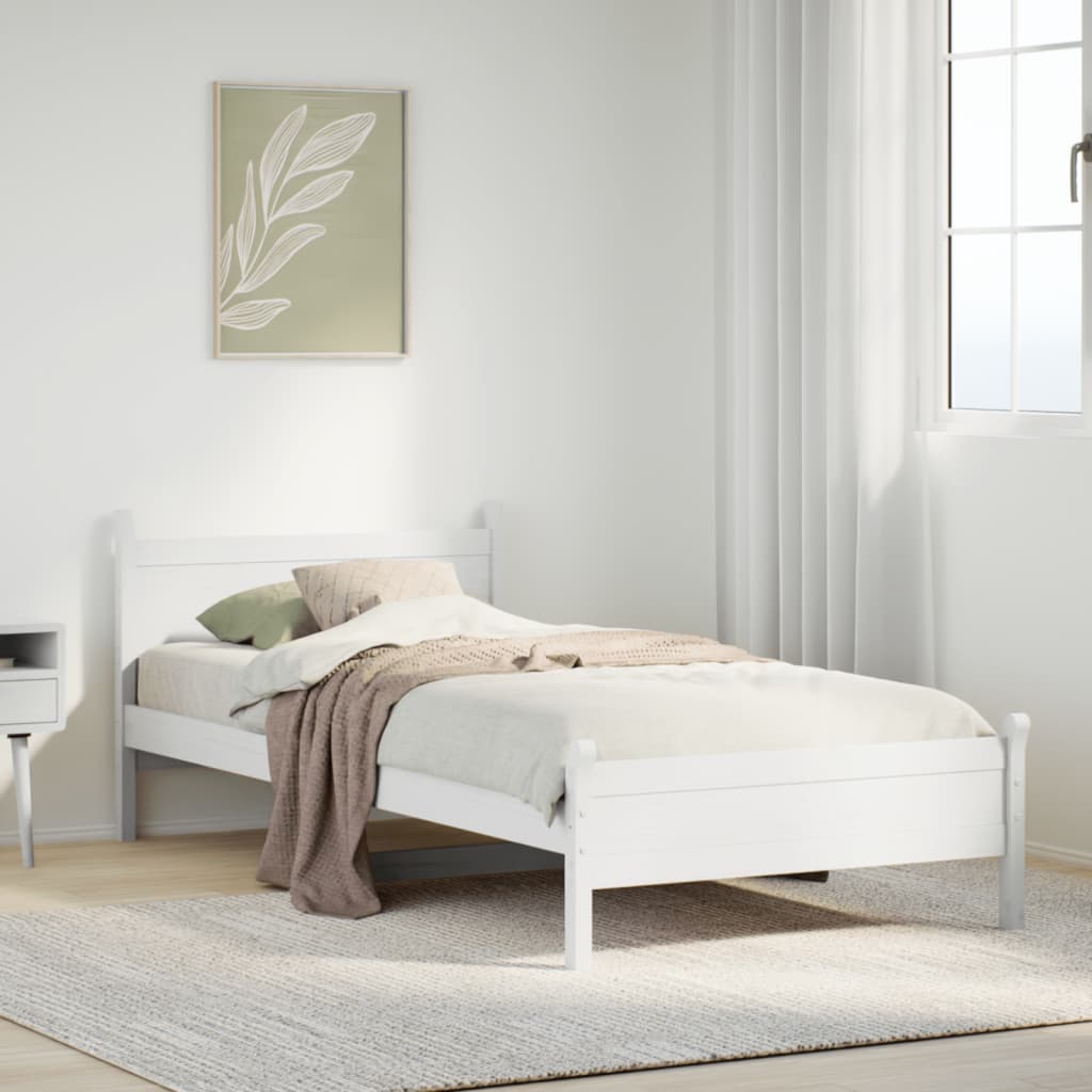 Bedframe Zonder Matras Massief Grenenhout