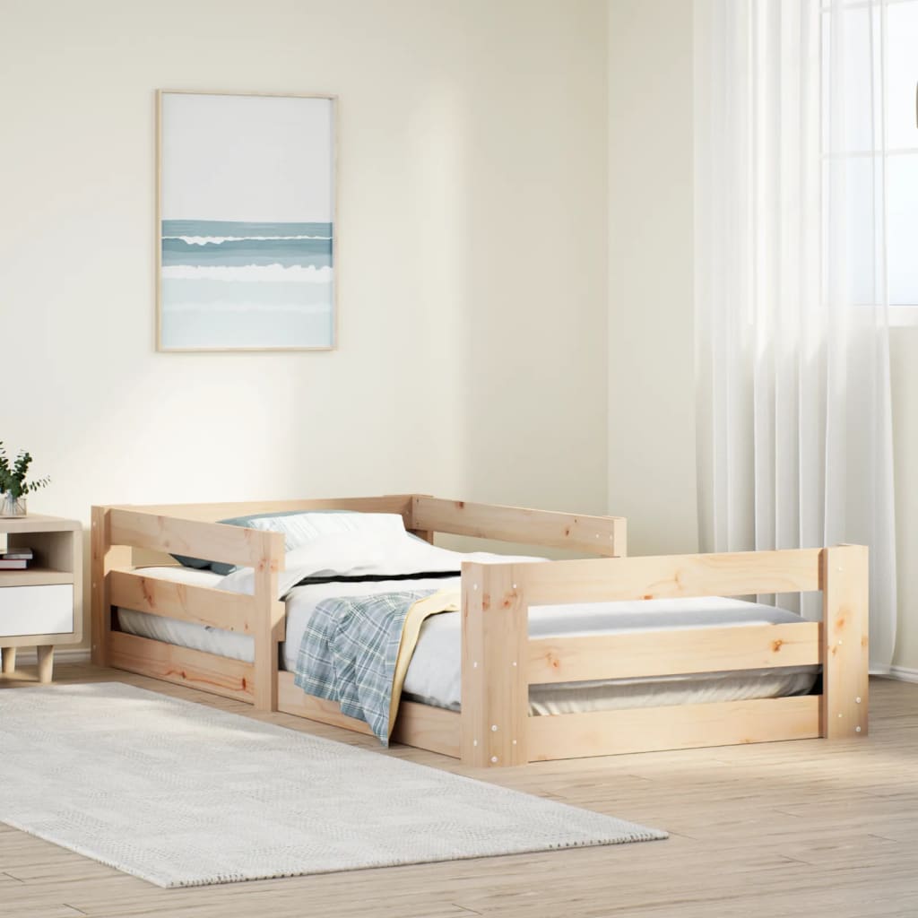 Bedframe Zonder Matras Massief Grenenhout