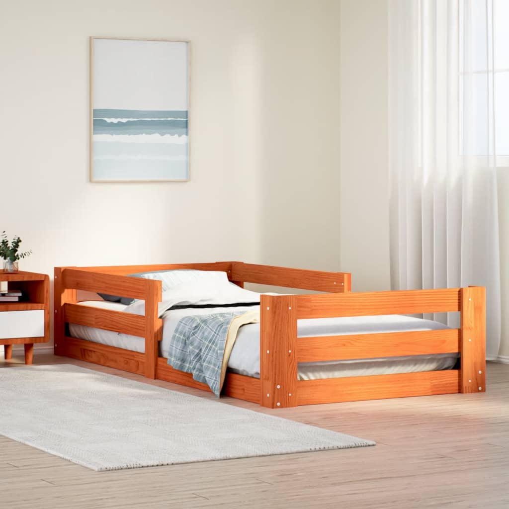 Bedframe Zonder Matras Massief Grenenhout