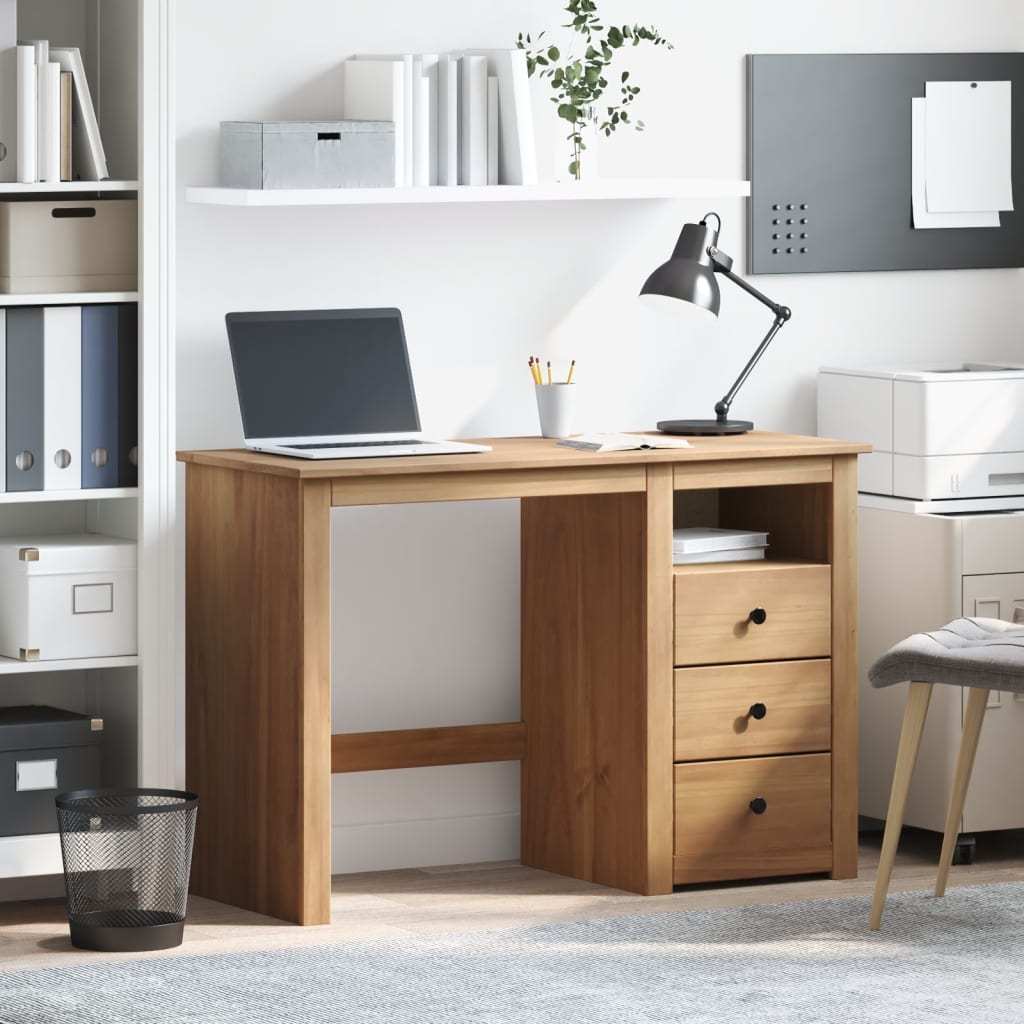 Bureau Panama 112X45X75 Cm Massief Grenenhout