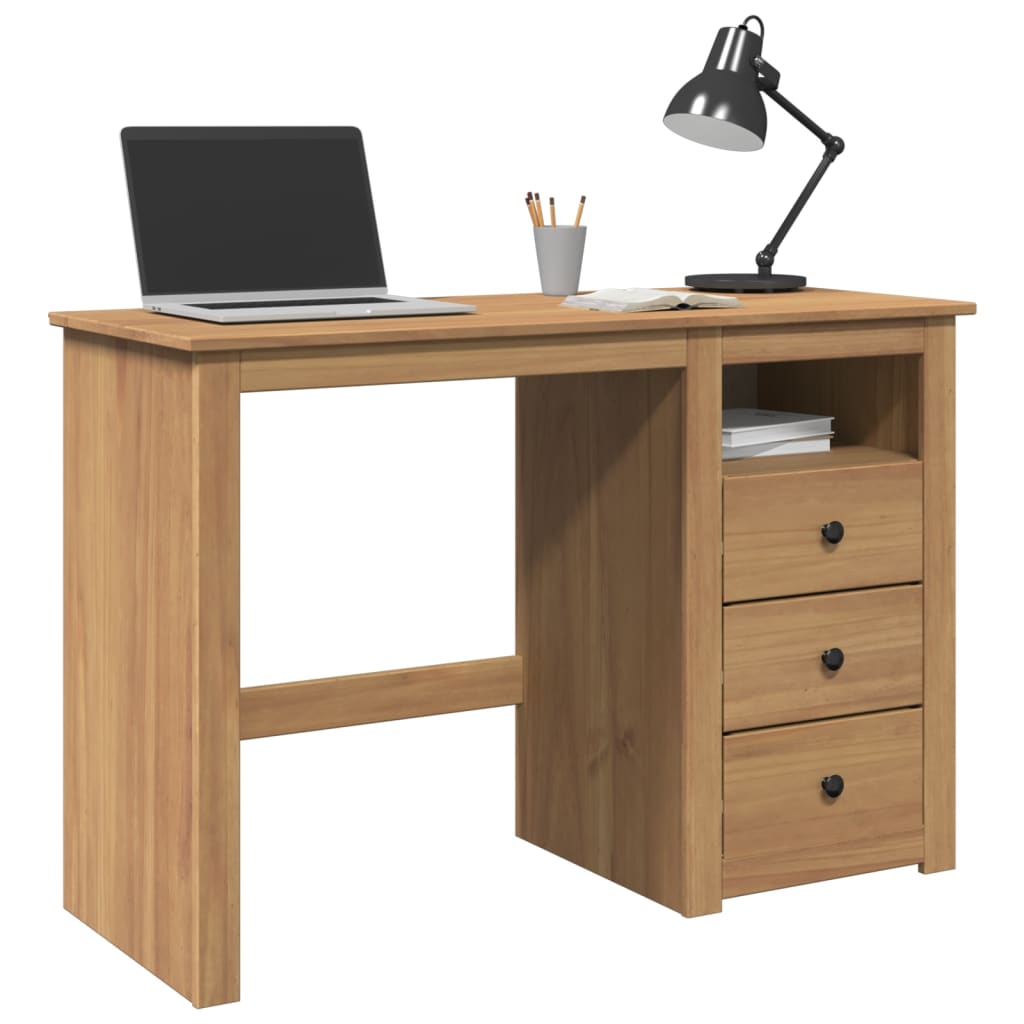 Bureau Panama 112X45X75 Cm Massief Grenenhout