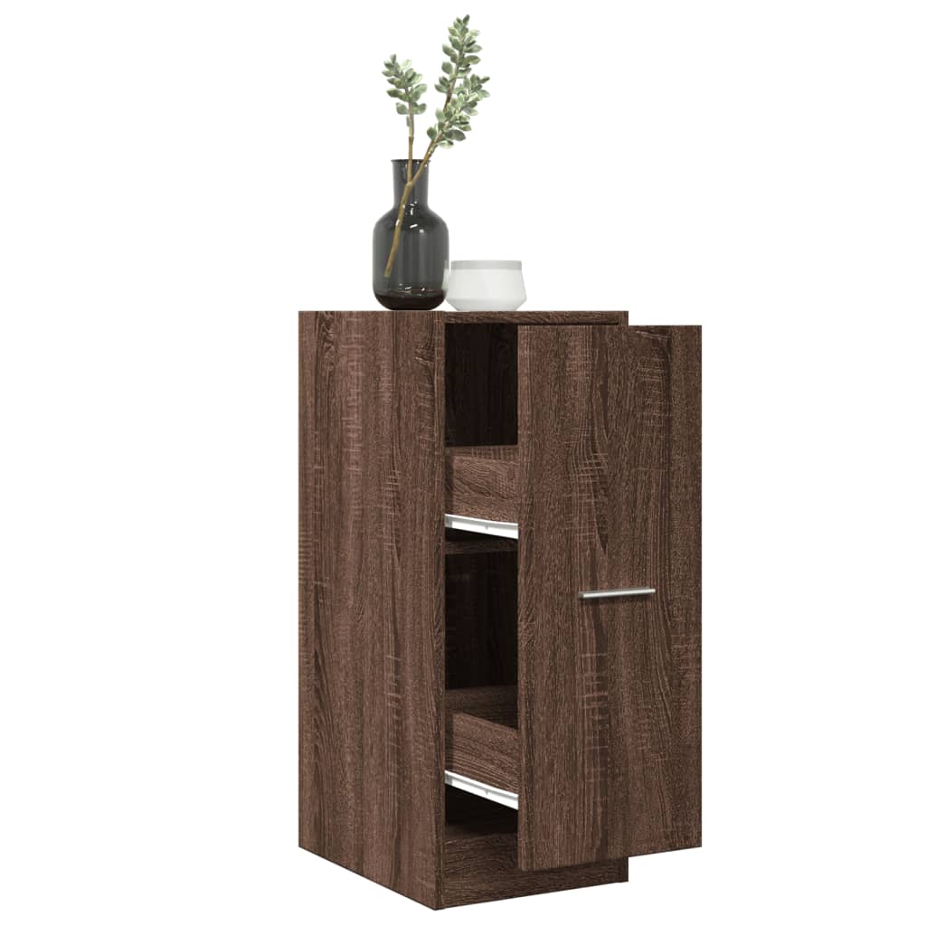 Apothekerskast 30X41X144,5 Cm Bewerkt Hout