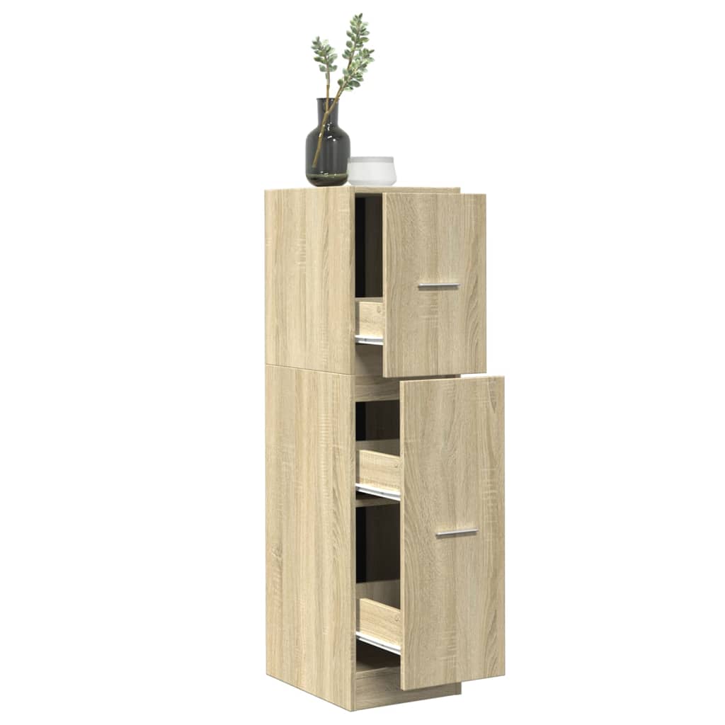 Apothekerskast 30X41X144,5 Cm Bewerkt Hout