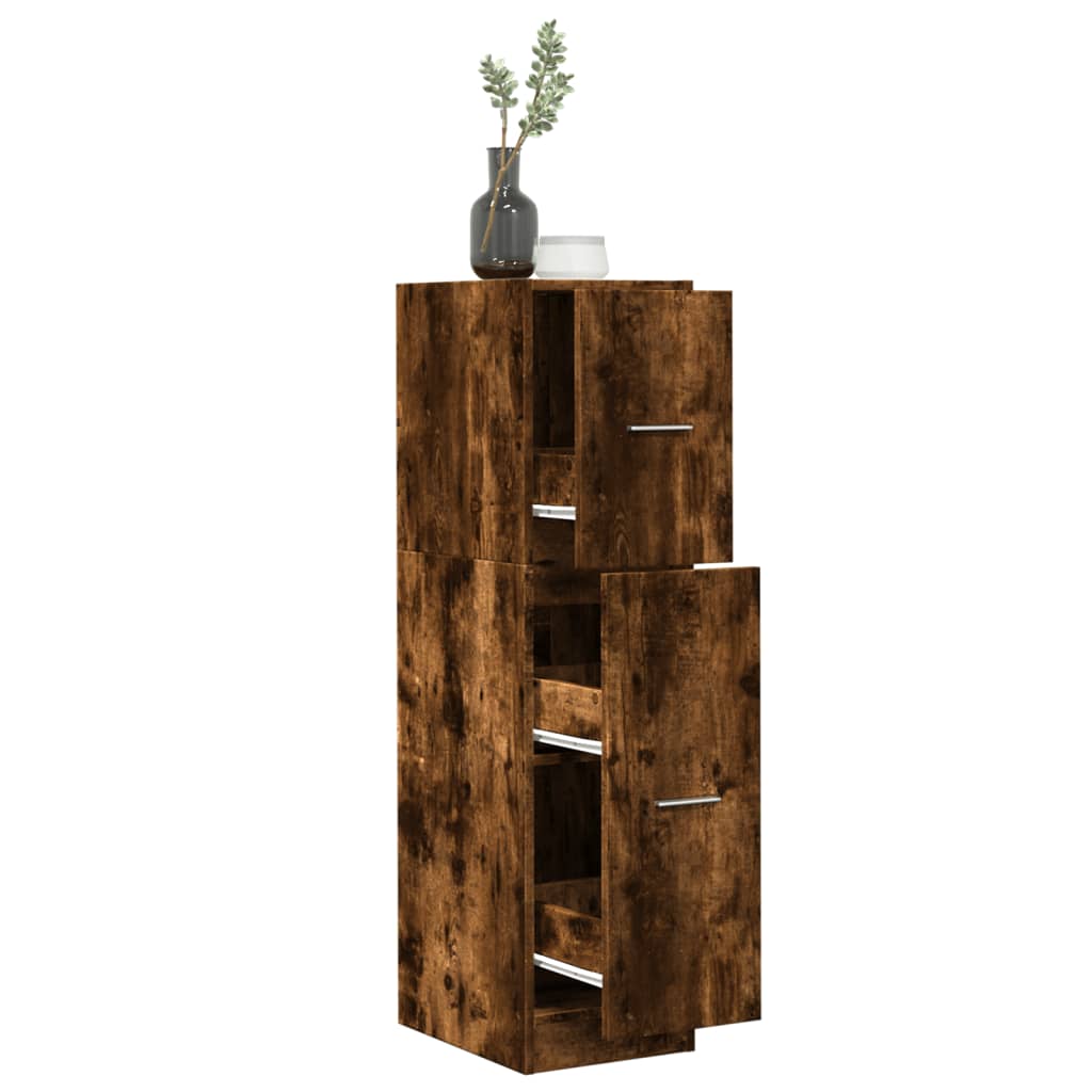 Apothekerskast 30X41X144,5 Cm Bewerkt Hout