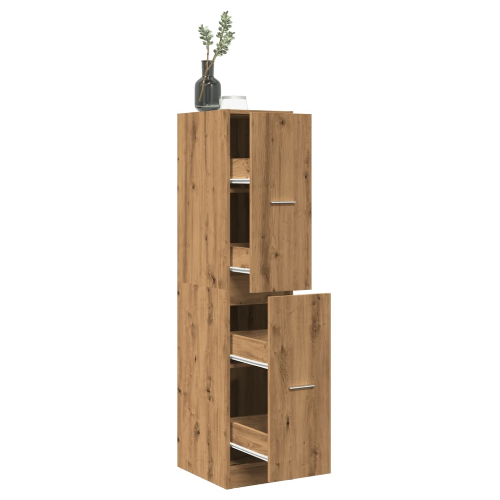 Apothekerskast 30X41X144,5 Cm Bewerkt Hout