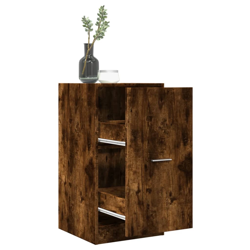 Apothekerskast 30X41X144,5 Cm Bewerkt Hout