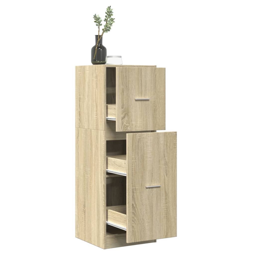 Apothekerskast 30X41X144,5 Cm Bewerkt Hout