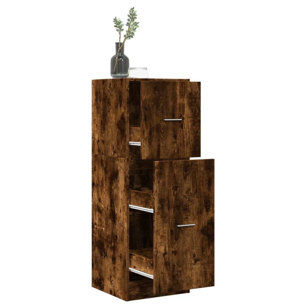 Apothekerskast 30X41X144,5 Cm Bewerkt Hout