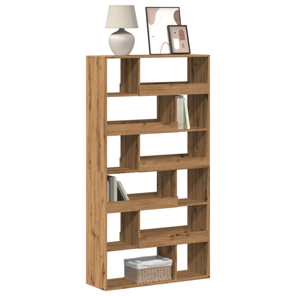 Boekenkast 100X33X125,5 Cm Bewerkt Hout