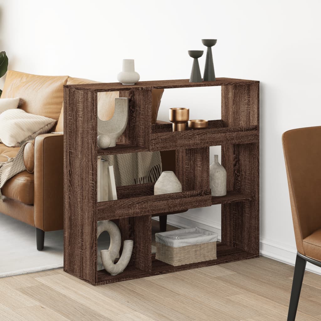 Kamerscherm 100X33X125,5 Cm Bewerkt Hout