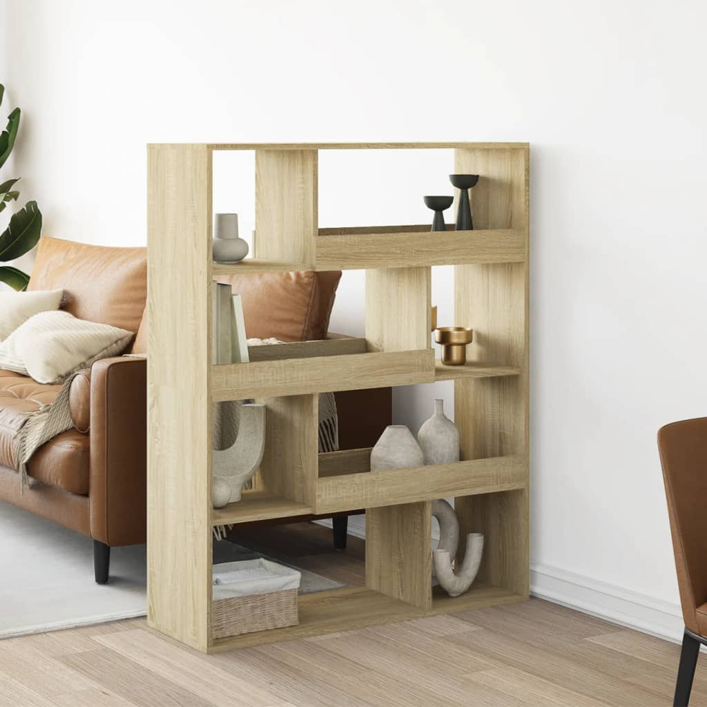 Kamerscherm 100X33X125,5 Cm Bewerkt Hout