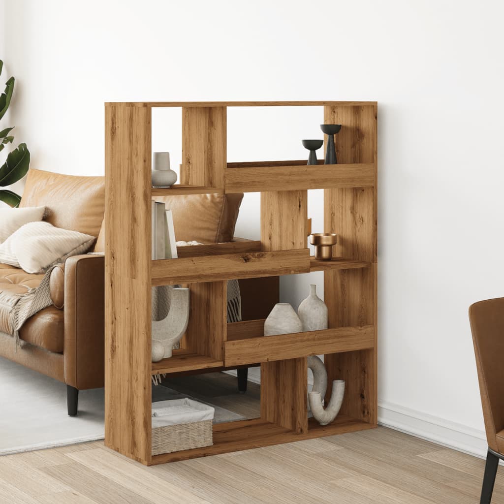 Kamerscherm 100X33X125,5 Cm Bewerkt Hout