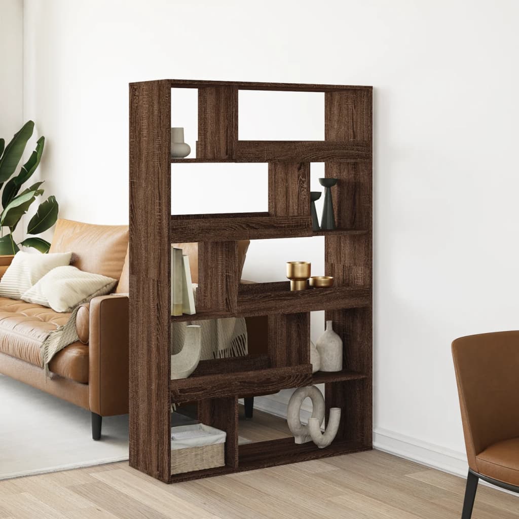 Kamerscherm 100X33X125,5 Cm Bewerkt Hout