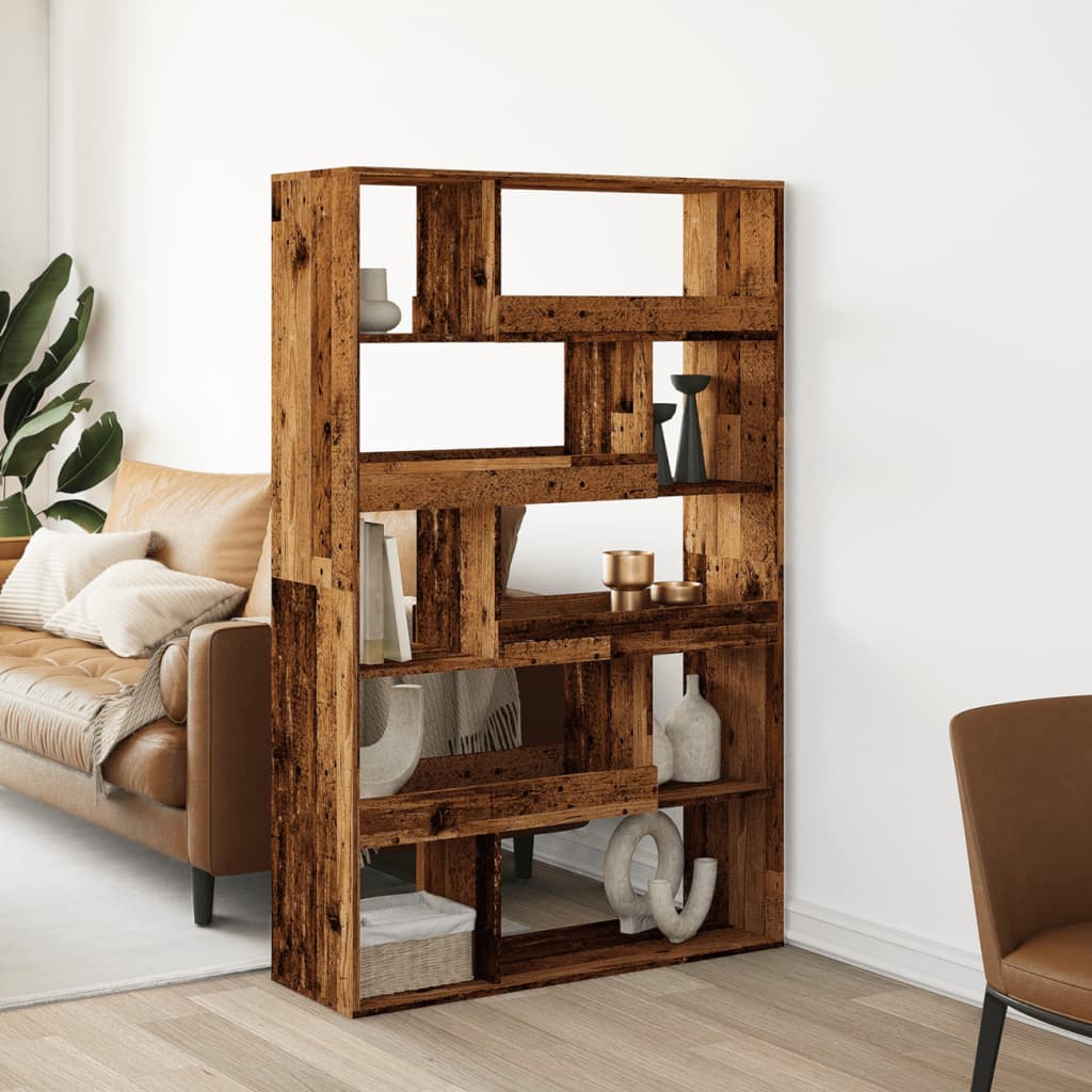 Kamerscherm 100X33X125,5 Cm Bewerkt Hout
