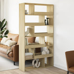 Kamerscherm 100X33X125,5 Cm Bewerkt Hout