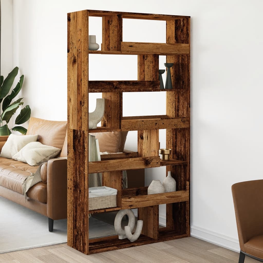 Kamerscherm 100X33X125,5 Cm Bewerkt Hout