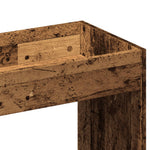 Hoge Kast 92X33X Bewerkt Hout Kleurig Oud Hout