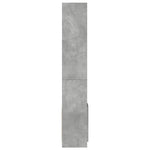 Hoge Kast 92X33X Bewerkt Hout Betongrijs