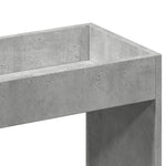 Hoge Kast 92X33X Bewerkt Hout Betongrijs