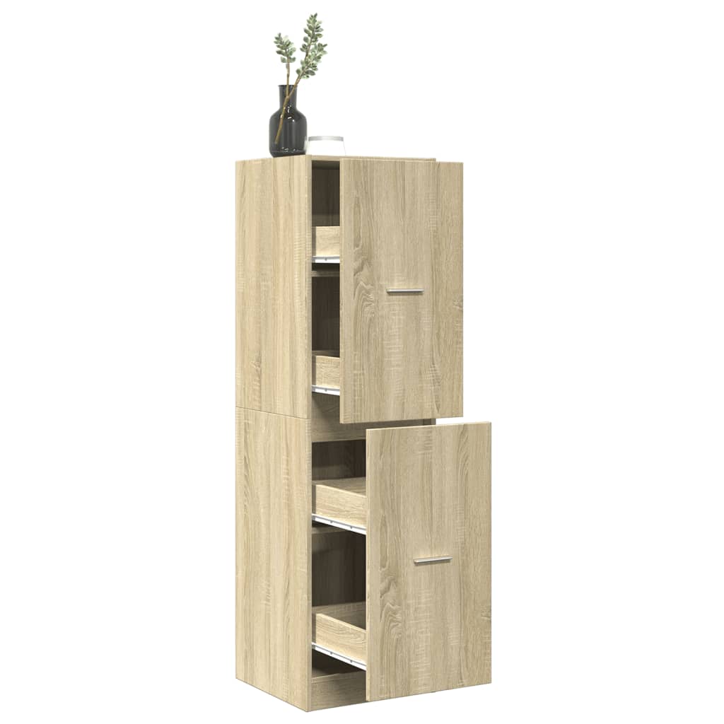 Apothekerskast 30X41X144,5 Cm Bewerkt Hout