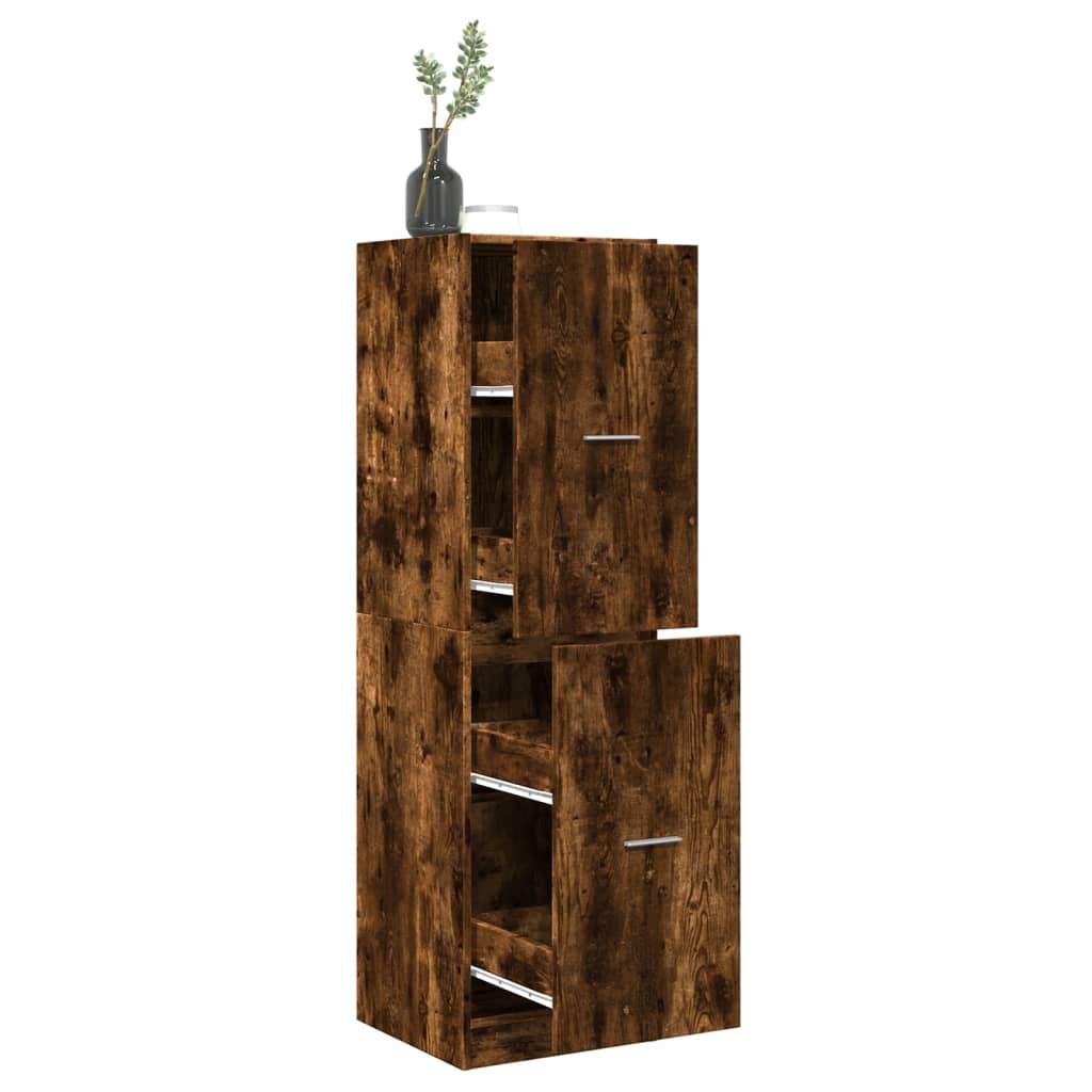 Apothekerskast 30X41X144,5 Cm Bewerkt Hout