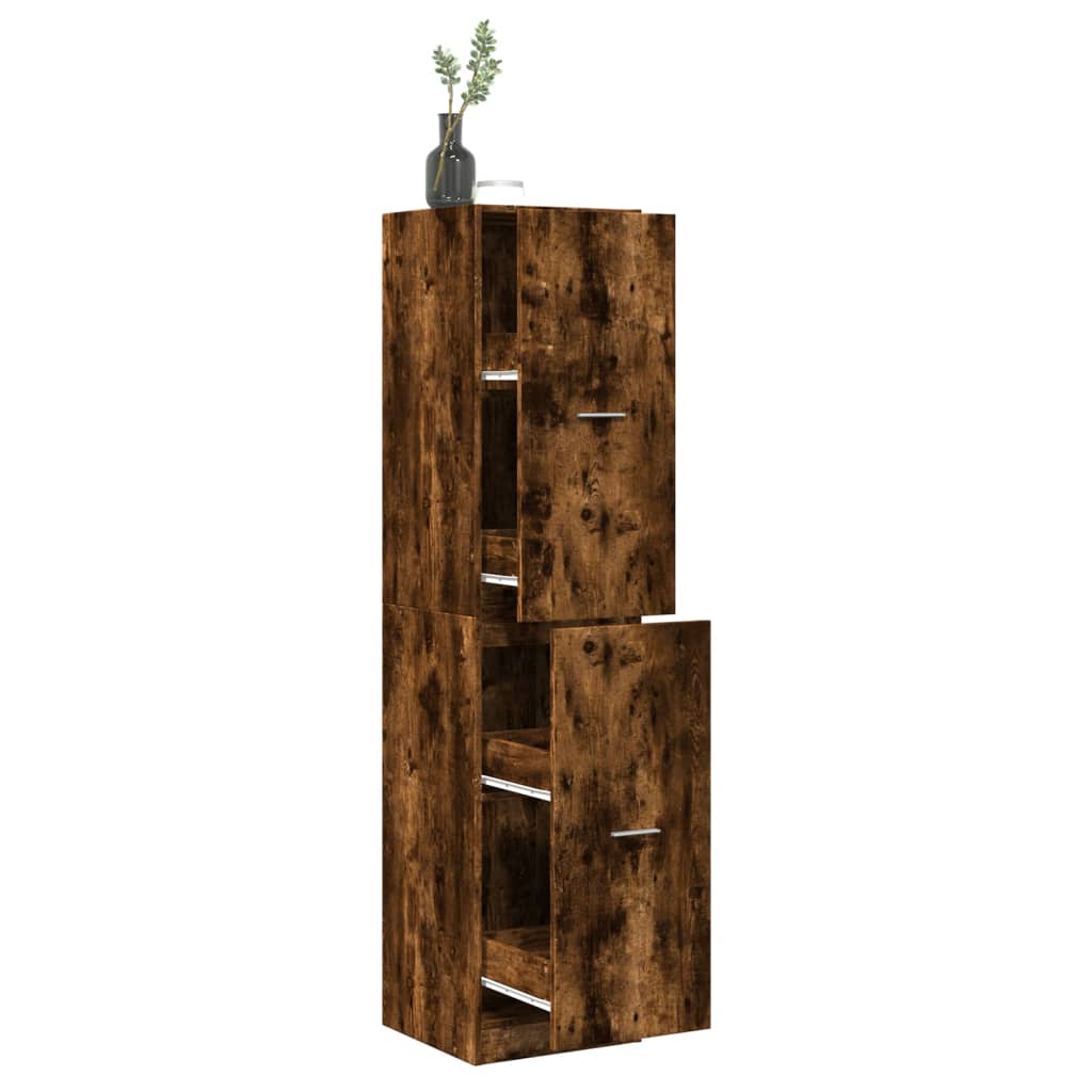 Apothekerskast 30X41X144,5 Cm Bewerkt Hout