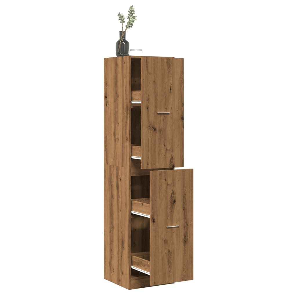 Apothekerskast 30X41X144,5 Cm Bewerkt Hout