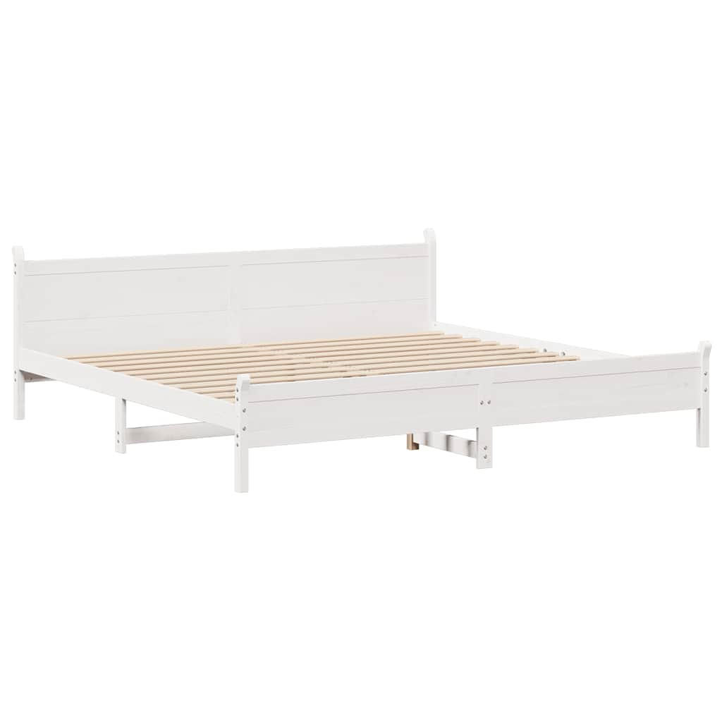 Bedframe Zonder Matras Massief Grenenhout