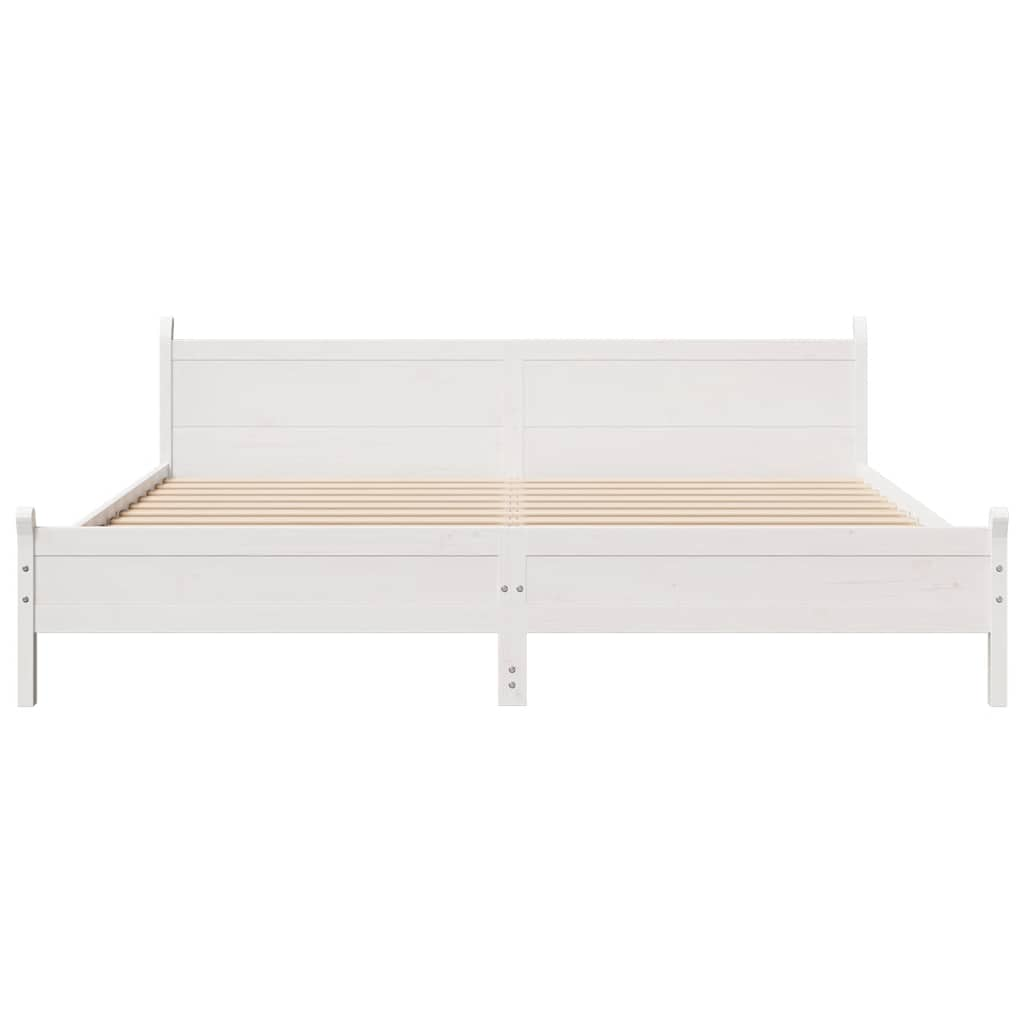 Bedframe Zonder Matras Massief Grenenhout