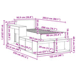 Bedframe Zonder Matras Massief Grenenhout