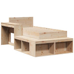 Bedframe Zonder Matras Massief Grenenhout