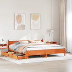 Bedframe Zonder Matras Massief Grenenhout