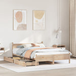 Bedframe Zonder Matras Massief Grenenhout