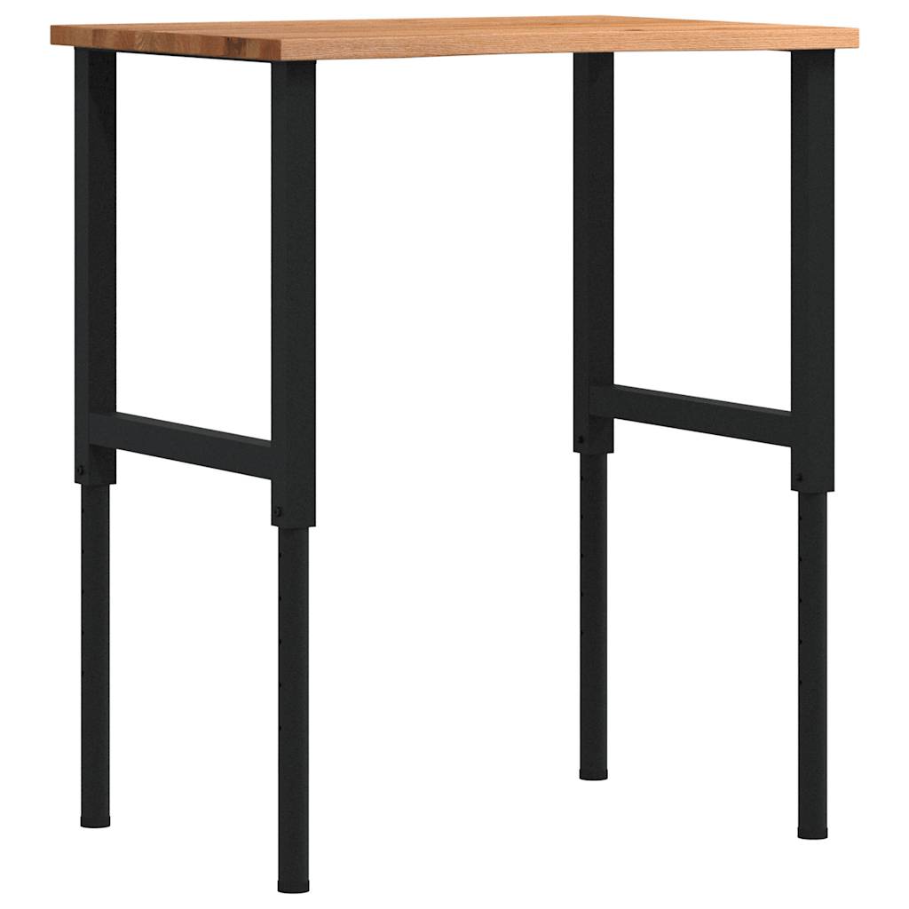 Werkbank 80X60X(71,5-98) Cm Eikenhout