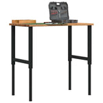 Werkbank 80X60X(71,5-98) Cm Eikenhout