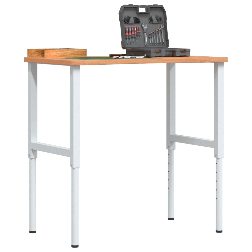 Werkbank 100X(55-60)X(71,5-98) Cm Massief Beukenhout