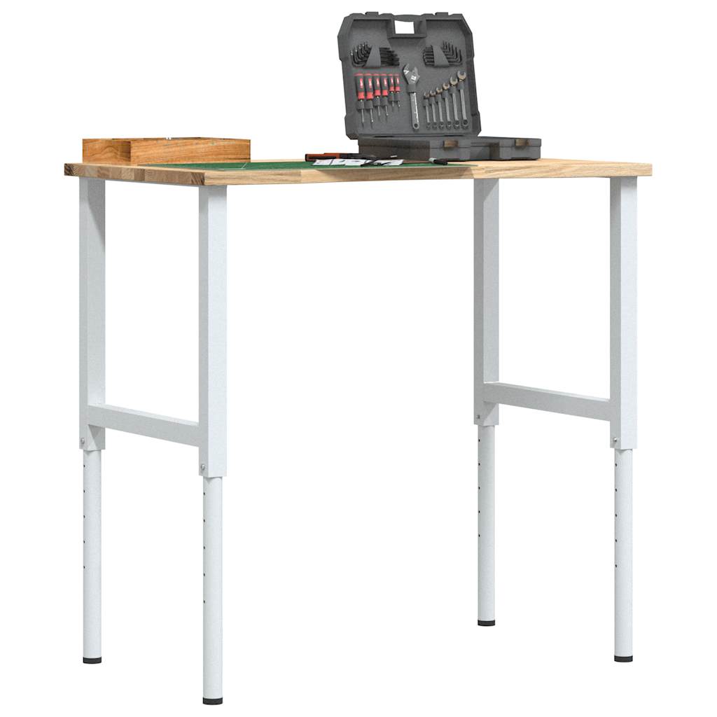Werkbank 80X60X(71,5-98) Cm Eikenhout