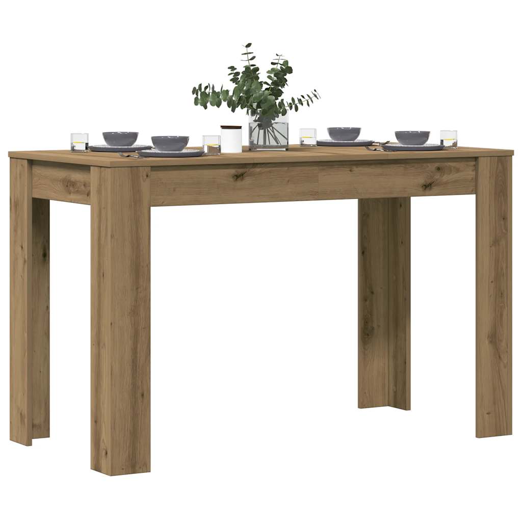 Eettafel 120X60X76 Cm Bewerkt Hout