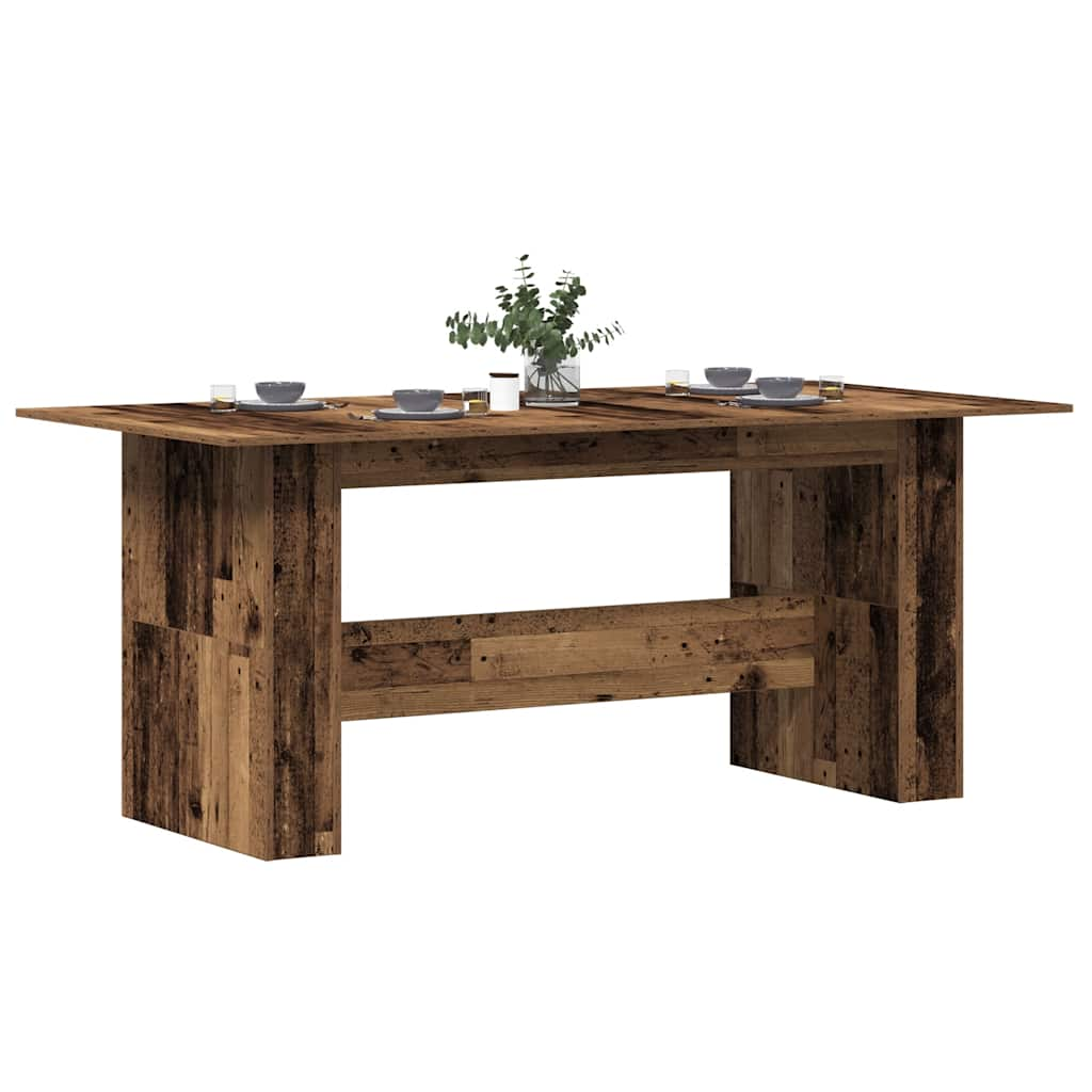 Eettafel 180X90X76 Cm Bewerkt Hout