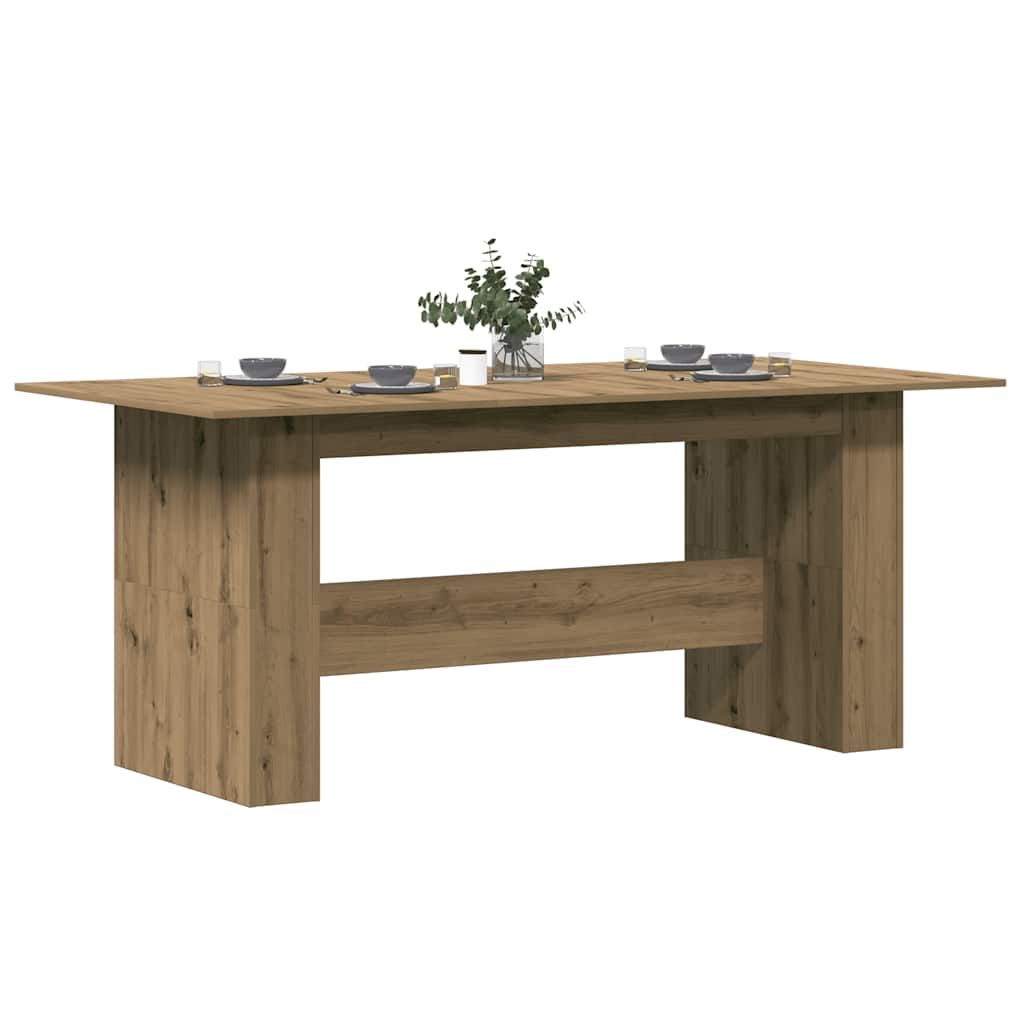 Eettafel 180X90X76 Cm Bewerkt Hout