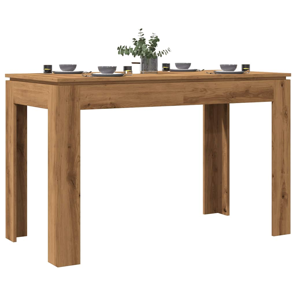 Eettafel 120X60X76 Cm Bewerkt Hout