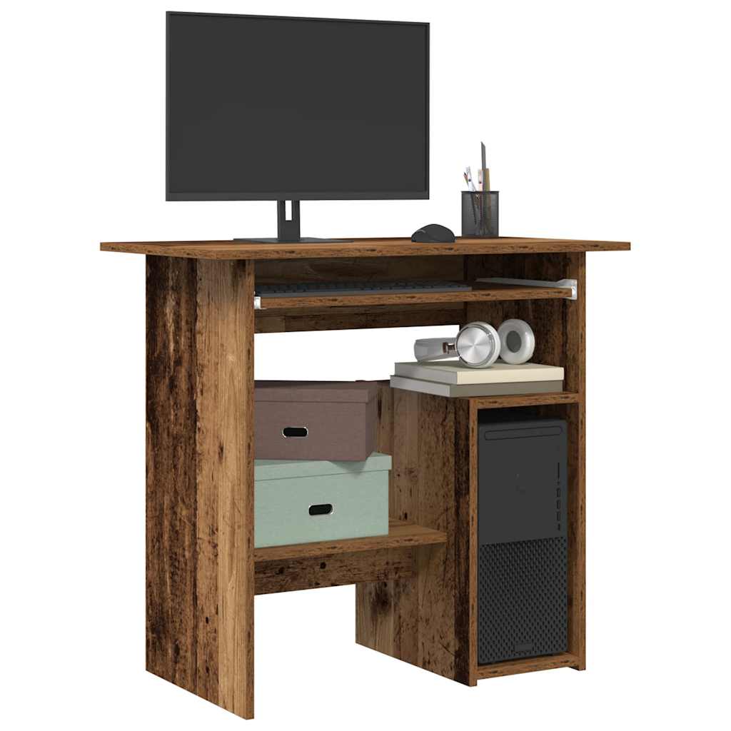 Bureau 80X45X74 Cm Bewerkt Hout