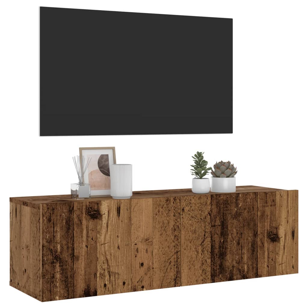 Tv-Meubel Bewerkt Hout