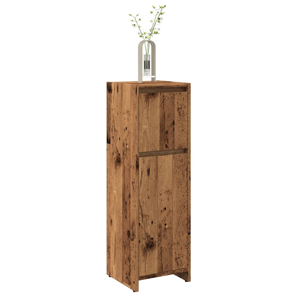 Badkamerkast 30X30X95 Cm Bewerkt Hout