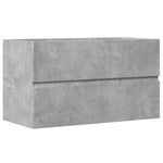 Wastafelkast 90X38,5X45 Cm Spaanplaat Betongrijs