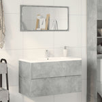 Wastafelkast 90X38,5X45 Cm Spaanplaat Betongrijs