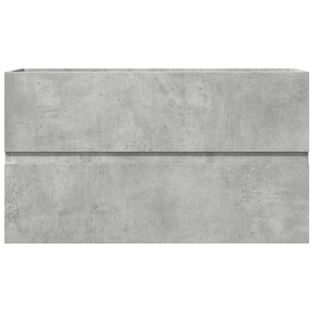 Wastafelkast 90X38,5X45 Cm Spaanplaat Betongrijs