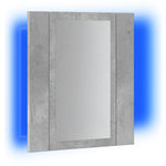 Badkamerspiegelkast Led 40X12X45 Cm Bewerkt Hout